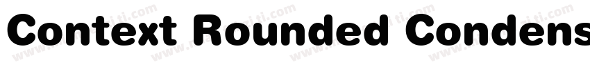Context Rounded Condensed SSi Normal字体转换